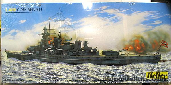 Heller 1/400 German World War II Battlecruiser Gneisenau, 81080 plastic model kit